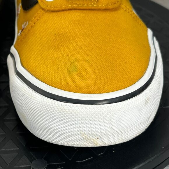 Vans Women's Ward Deluxe Floral Embroidery Golden Sneakers Size 7 - Picture 3 of 10